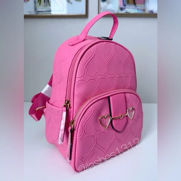 Juicy Couture Pink Heart Backpack - Picture 2 of 7